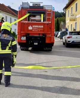 Brand beim Gasthaus Rampetsreiter